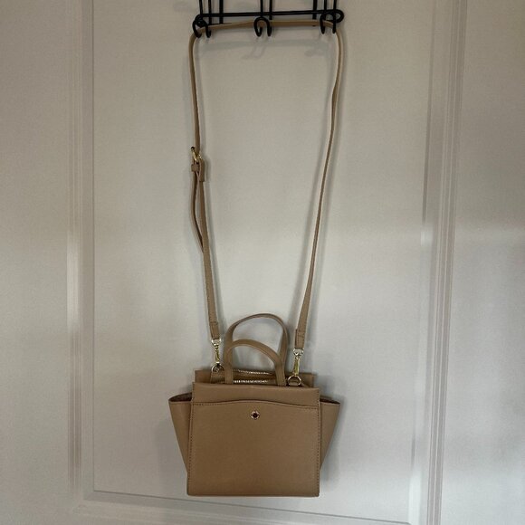 Steve Madden Nude Mini Crossbody Handbag - Picture 5 of 11